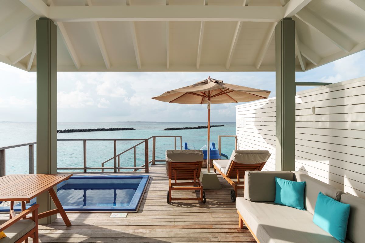 Water Villa with Pool + Slide Photo 1