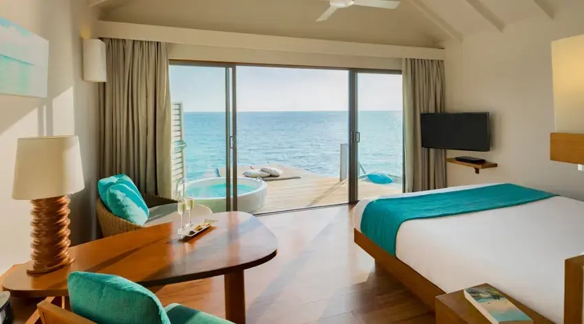 Sunset Overwater Villa with Swirl Pool Photo 2