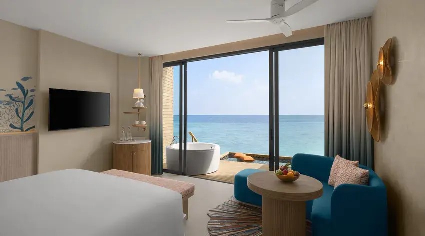 Overwater Sunrise Villa with Jacuzzi Photo 1