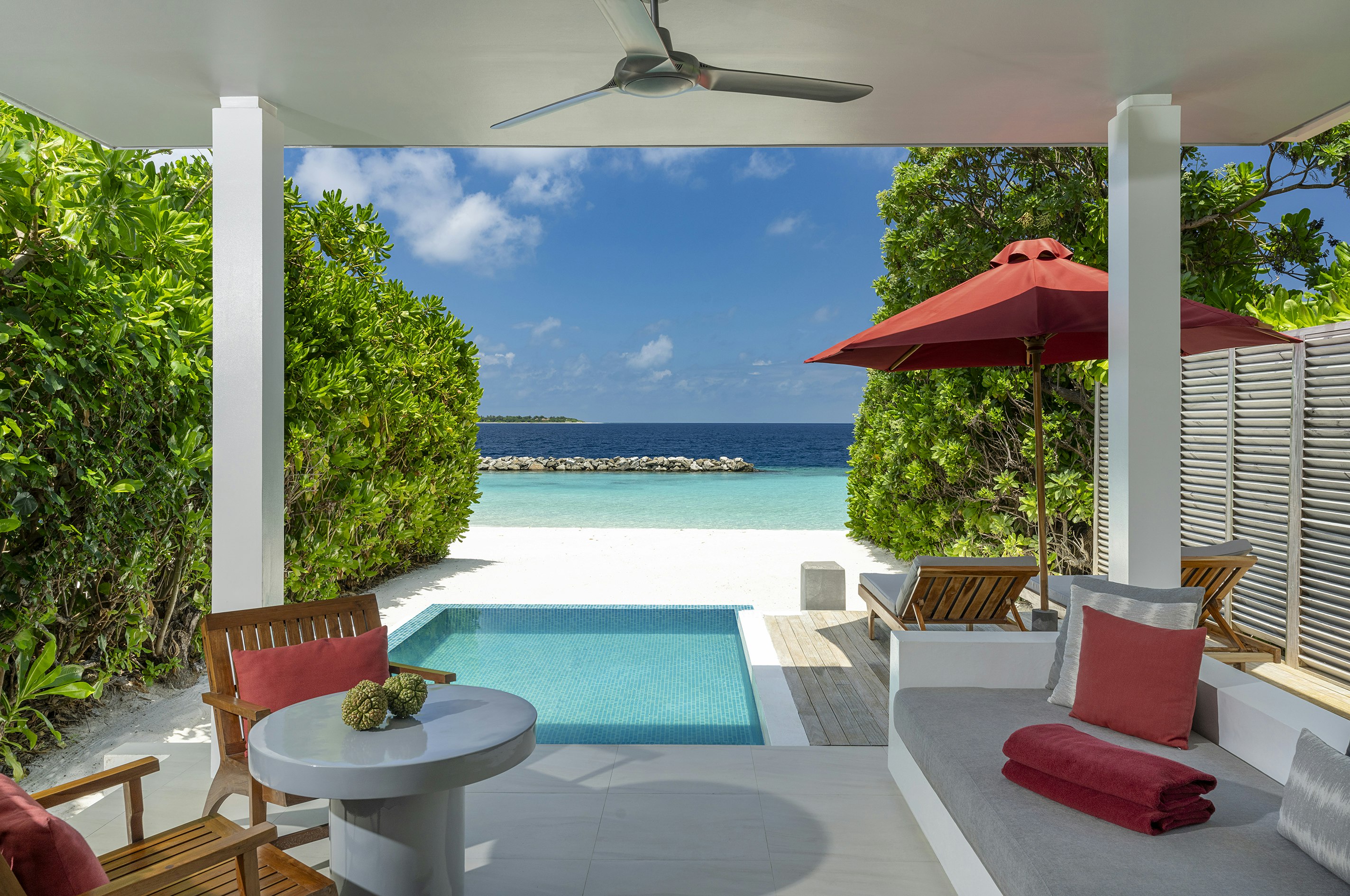 Beach Villa with Pool Photo 4