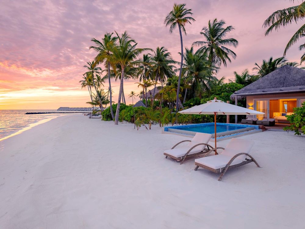 Sunset Beach Villa with Pool Photo 1