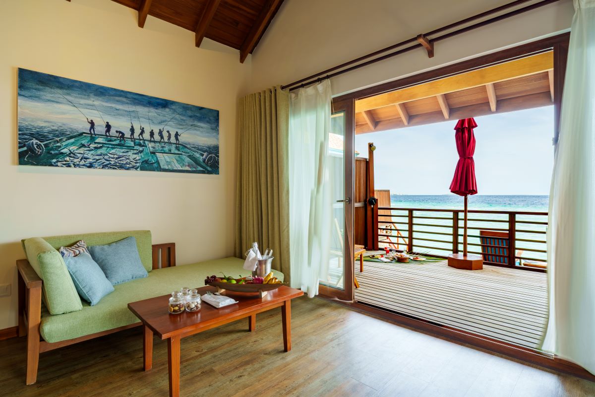 Water Villa Sunset View Photo 1