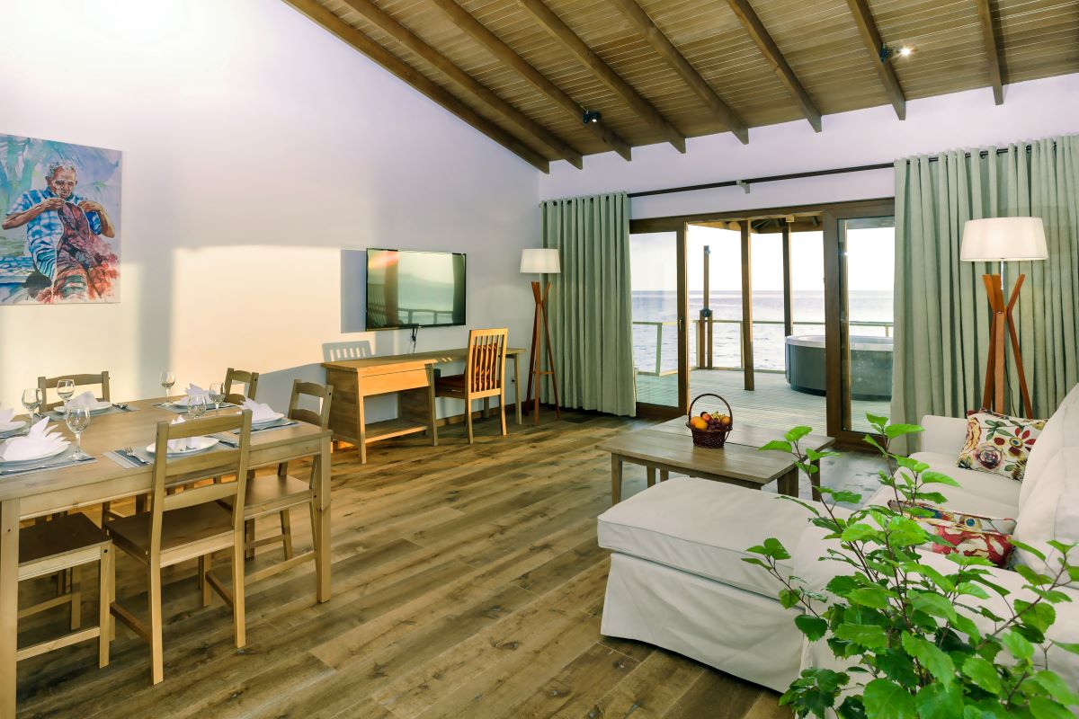 Two Bedroom Water Villa Suites With Spa Tub Photo 1