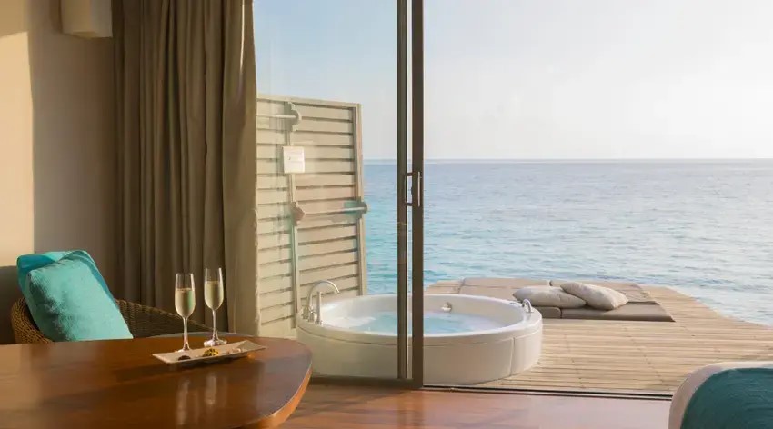 Sunset Overwater Villa with Swirl Pool Photo 3